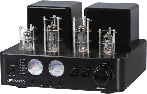 Accento Dynamica Hybrid Valve AMP with Bluetooth. 45W stereo Class AB amp.